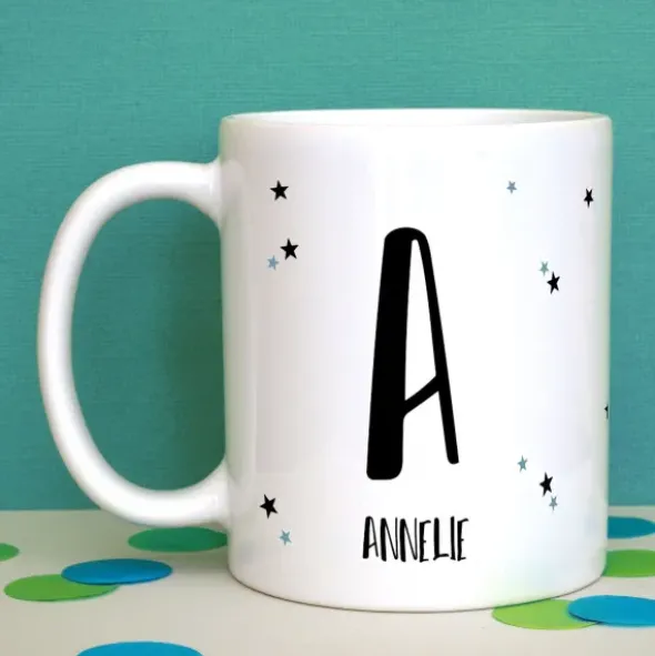 Tasse mit Name - Namenstasse Letter