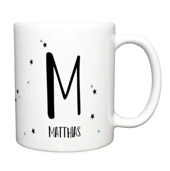 Tasse mit Name - Namenstasse Letter