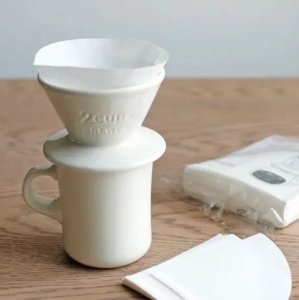 Tasse Slow Coffee Style 400 ml, weiß