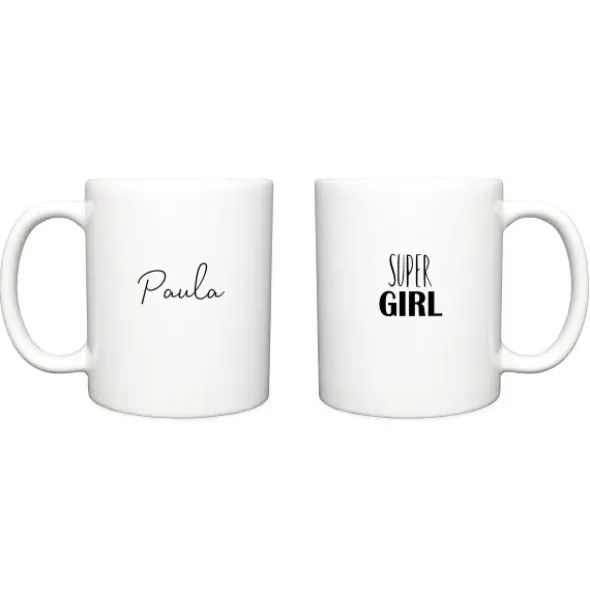 Tasse Supergirl mit Wunschname