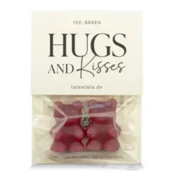 Tee Bärchen 2er-Set HUGS AND KISSES - Himbeer Vanille