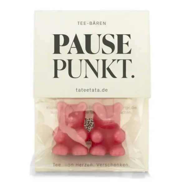 Tee Bärchen 2er-Set PAUSE PUNKT. - Holunder Rhabarber