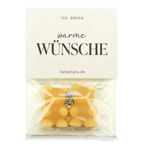 Tee Bärchen 2er-Set WARME WÜNSCHE - Ingwer Zitrone