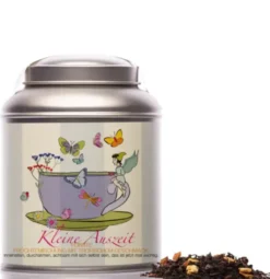 Teedose mit Früchtetee - Kleine Auszeit