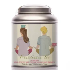 Teedose mit Kräutertee - Freundinnen
