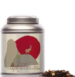 Teedose mit Tee - Gipfelglühen