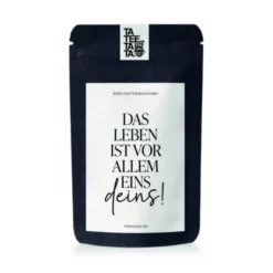Tee Geschenktüte - DAS LEBEN IST VOR ALLEM EINS deins!