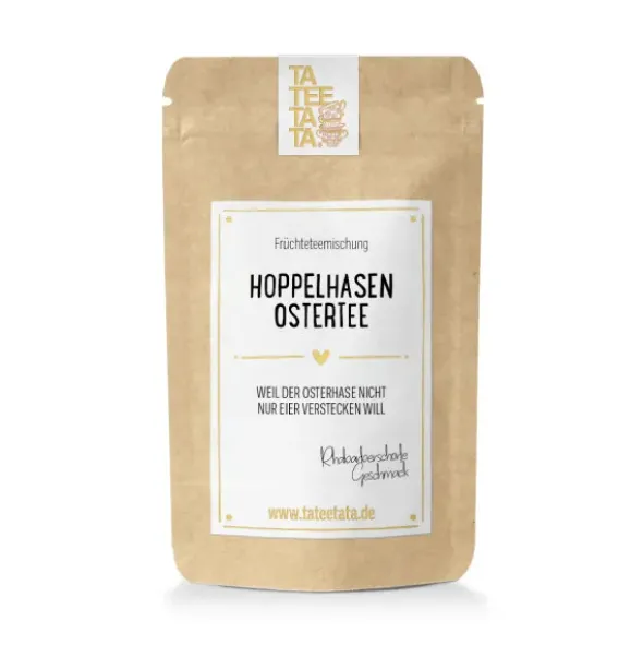 Tee Geschenktüte - Hoppelhasen Ostertee