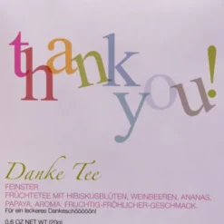 Tee im Umschlag - Danke Tee
