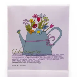 Tee im Umschlag - Geburtstagstee Gießkanne