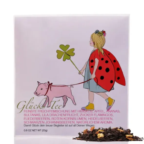 Tee im Umschlag - Glück Beetle Girl