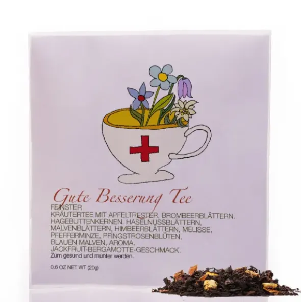 Tee im Umschlag - Gute Besserung Tee