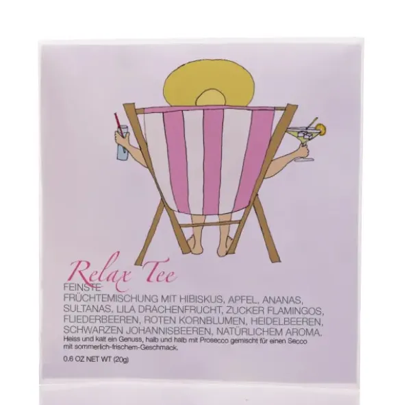 Tee im Umschlag - Liegestuhl Relax Tee
