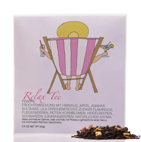 Tee im Umschlag - Liegestuhl Relax Tee