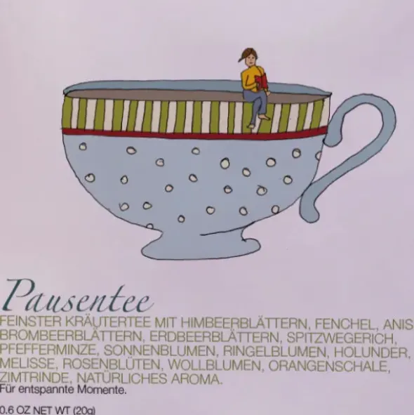 Tee im Umschlag - Pausentee