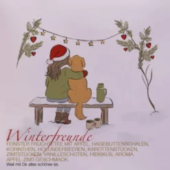Tee im Umschlag - Winterfreunde