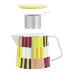Teekanne mit Teesieb HAVANNA 1,2 L, Porzellan bunt