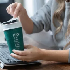 Thermobecher FUCK - ISO TO GO Coffee Becher 400 ml