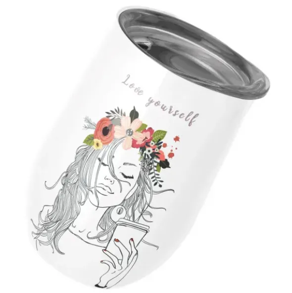 Thermobecher Love yourself - doppelwandig 420 ml