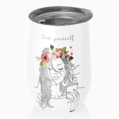 Thermobecher Love yourself - doppelwandig 420 ml