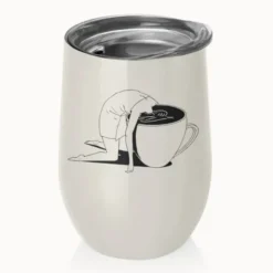 Thermobecher Take a sip - doppelwandig 420 ml