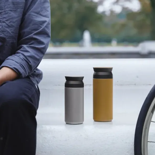 Thermobecher Travel Tumbler 350 ml - Edelstahl, coyote goldbraun