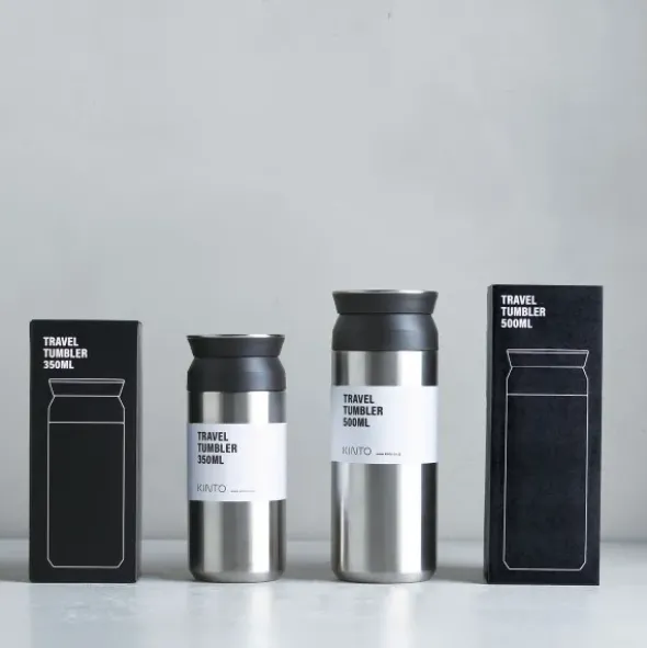 Thermobecher Travel Tumbler 500 ml - Edelstahl, coyote goldbraun