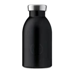 Thermoflasche Edelstahl 330ml schwarz
