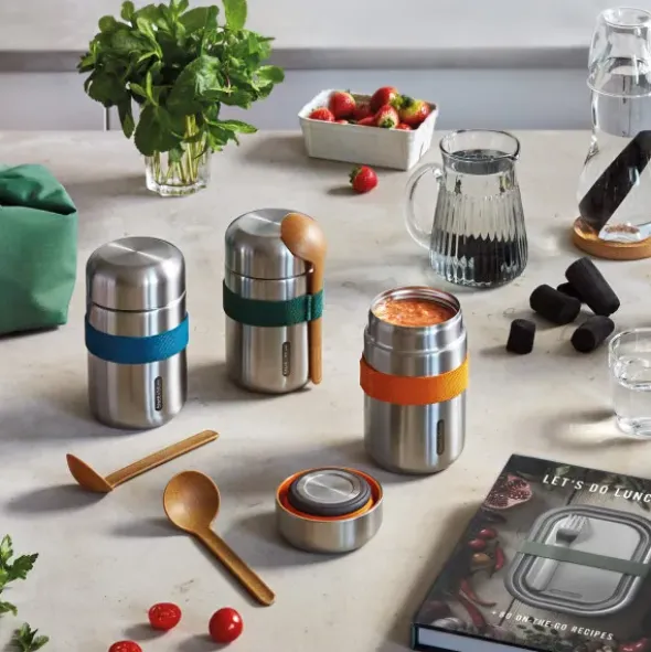 Thermo Lunchpot FOOD FLASK mit Löffel 400 ml olive