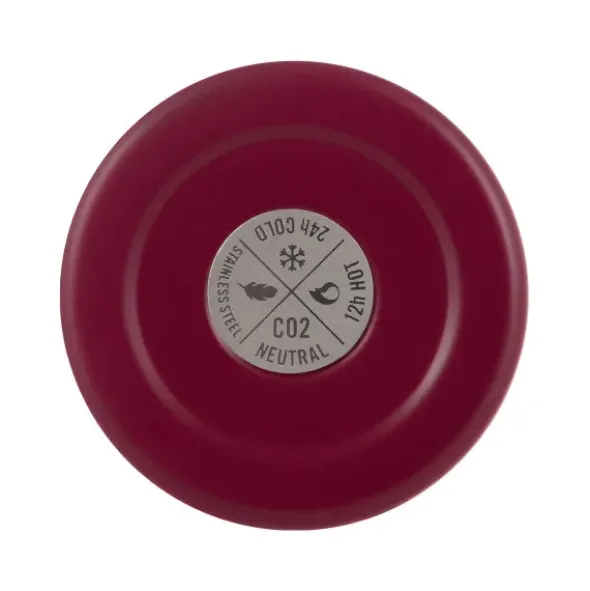 Thermosflasche 0,5 l CLIMA aus Edelstahl, stone country red