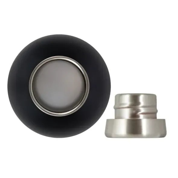 Thermosflasche 0,5 l CLIMA aus Edelstahl, schwarz