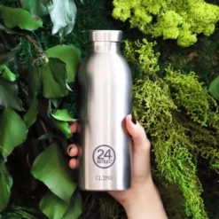 Thermosflasche 0,5 l CLIMA aus Edelstahl, schwarz