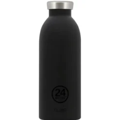Thermosflasche 0,5 l CLIMA aus Edelstahl, schwarz