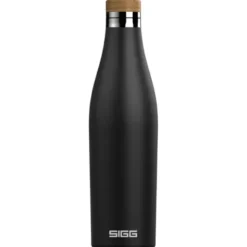 Thermosflasche 0,5 l MERIDIAN Edelstahl - schwarz