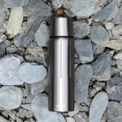 Thermosflasche mit Becher 0,75 l GEMSTONE IBT Edelstahl