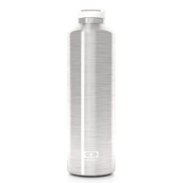 Thermosflasche mit Siebeinsatz MB STEEL isotherm 0,5 L, silber