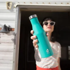 Thermosflasche Slim S4 Edelstahl 415 ml, Enduro weiß
