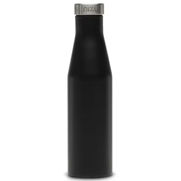 Thermosflasche Slim S6 Edelstahl 600 ml, Enduro schwarz