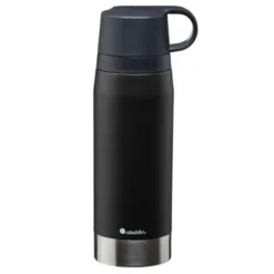 Thermoskanne mit 2 Becher CITYPARK TWIN CUP 1,1 l schwarz