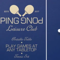 Tischtennis Set mit Netz 6-teilig – mobiles PING PONG Set