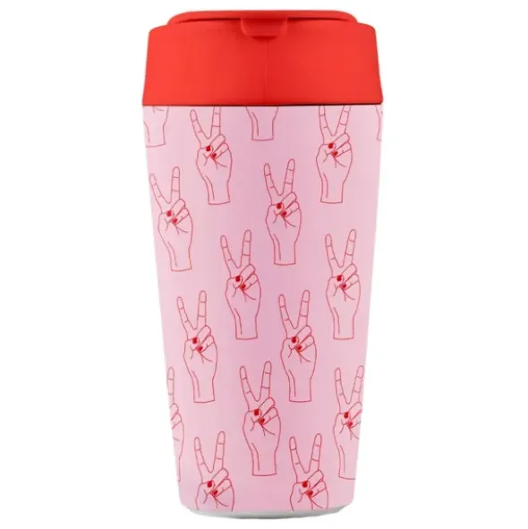 To Go Becher BIOLOCO DELUXE CUP 420 ml, peace