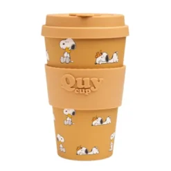 To Go Becher Peanuts - Motiv Snoopy kuschelt mit Woodstock