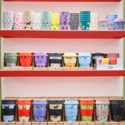To Go Becher schwarz - Kaffeebecher mit Matheformeln