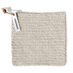 Topflappen Handmade 2er Set – gehäkelt aus Baumwolle