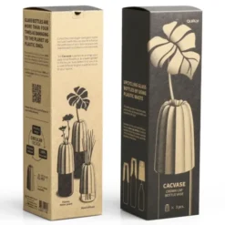 Topper-Aufsatz Kaktus für Flasche - Cacvase L (3er Set) grün