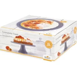 Tortenplatte TREND 31 cm - Keramik grau