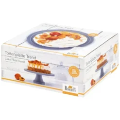 Tortenplatte TREND 24 cm - Keramik grau