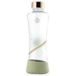 Trinkflasche aus Glas - METALLIC gold, 550 ml