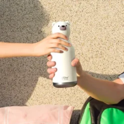 Trinkflasche Bestie Bär 460 ml, Edelstahl doppelwandig