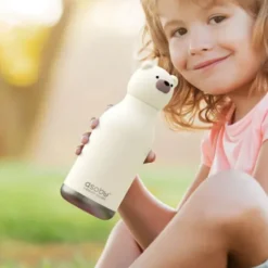 Trinkflasche Bestie Bär 460 ml, Edelstahl doppelwandig